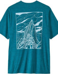 Patagonia Men's Capilene Cool Daily Shirt - Cloud Crag (Glacial Blue - Light Glacial Blue X-Dye)