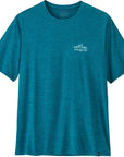 Patagonia Men's Capilene Cool Daily Shirt - Cloud Crag (Glacial Blue - Light Glacial Blue X-Dye) front
