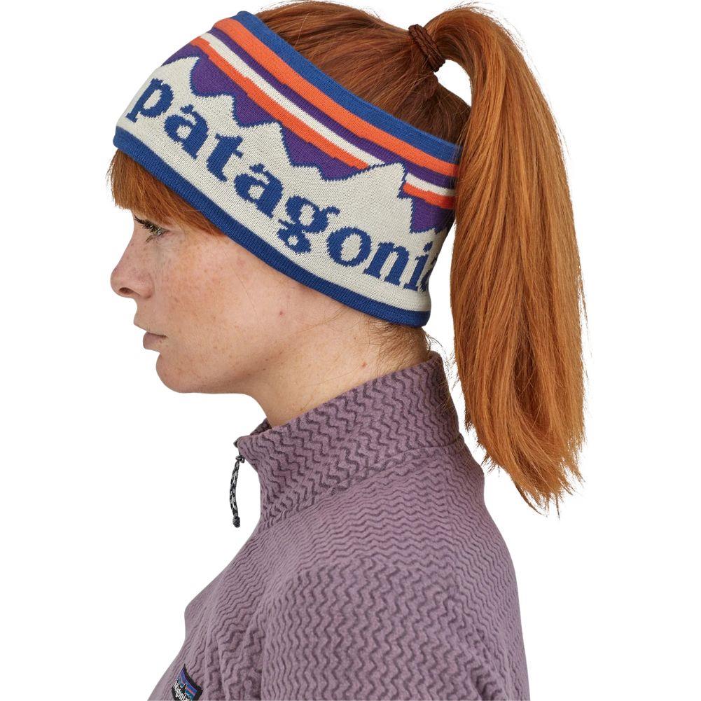 Patagonia Powder Town Headband (Classic Fitz Roy: P6 Blue) side