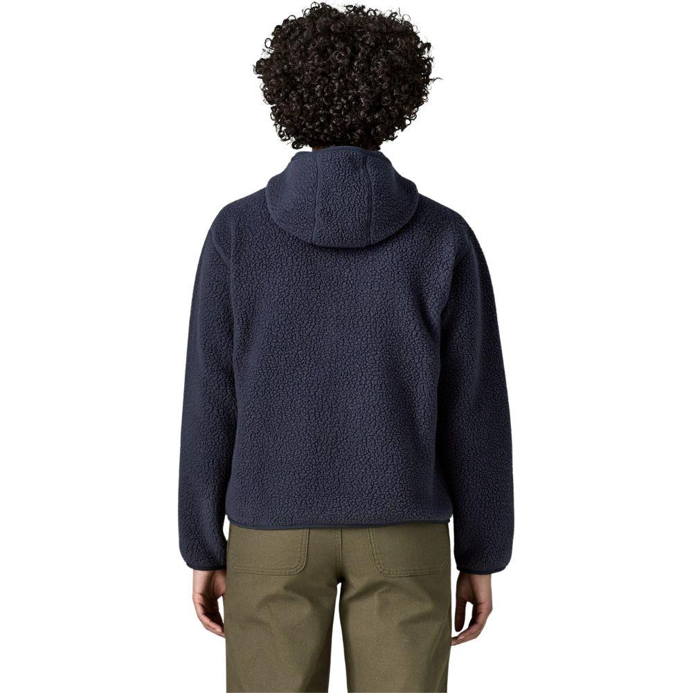Patagonia Women's Retro Pile Fleece Hoody (Sunken Blue) back