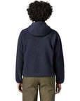 Patagonia Women's Retro Pile Fleece Hoody (Sunken Blue) back