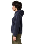Patagonia Women's Retro Pile Fleece Hoody (Sunken Blue) side