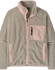 Patagonia Women's Synchilla Fleece Jacket (Oatmeal Heather w/Pink Frost)