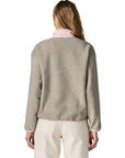 Patagonia Women's Synchilla Fleece Jacket (Oatmeal Heather w/Pink Frost) back