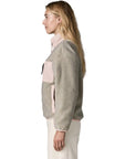 Patagonia Women's Synchilla Fleece Jacket (Oatmeal Heather w/Pink Frost) side