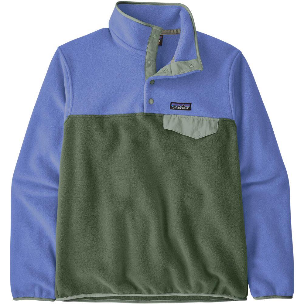 Patagonia Women's Lightweight Synchilla Snap-T Fleece Pullover (Canopy Green)