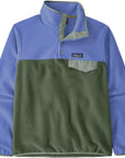 Patagonia Women's Lightweight Synchilla Snap-T Fleece Pullover (Canopy Green)