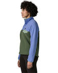 Patagonia Women's Lightweight Synchilla Snap-T Fleece Pullover (Canopy Green) side