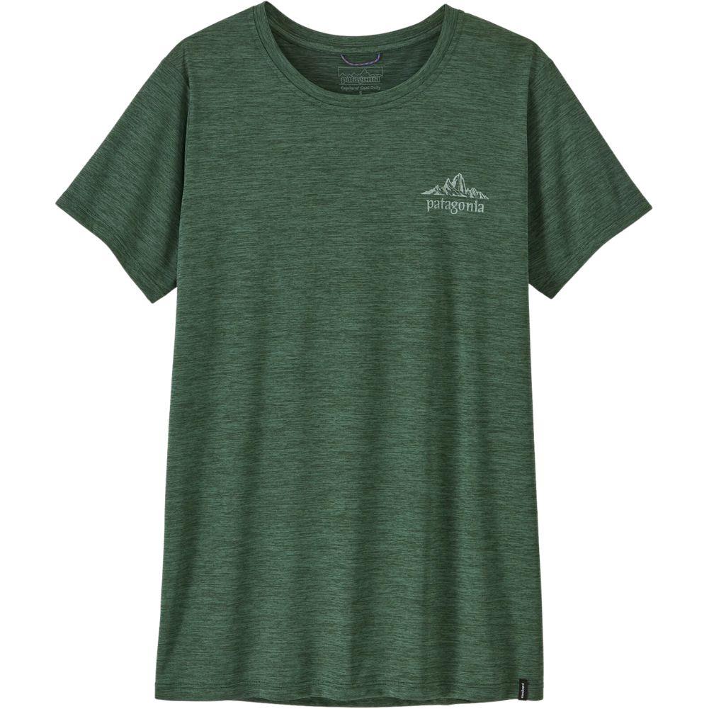 Patagonia Women's Capilene Cool Daily Shirt (Canopy Green - Light Canopy Green X-Dye) front