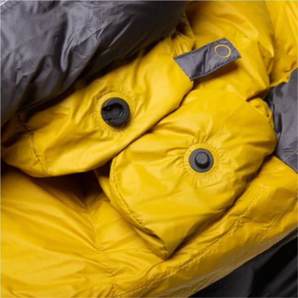 Mountain Equipment Helium GT 800 Down Sleeping Bag - Left Zip - Regular (Anvil Grey) button