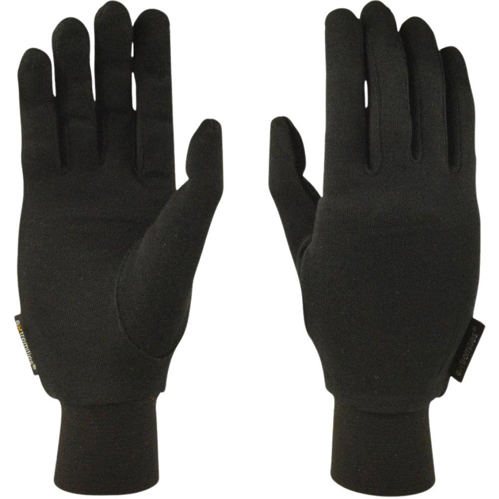Extremities Silk Liner Glove (Black)
