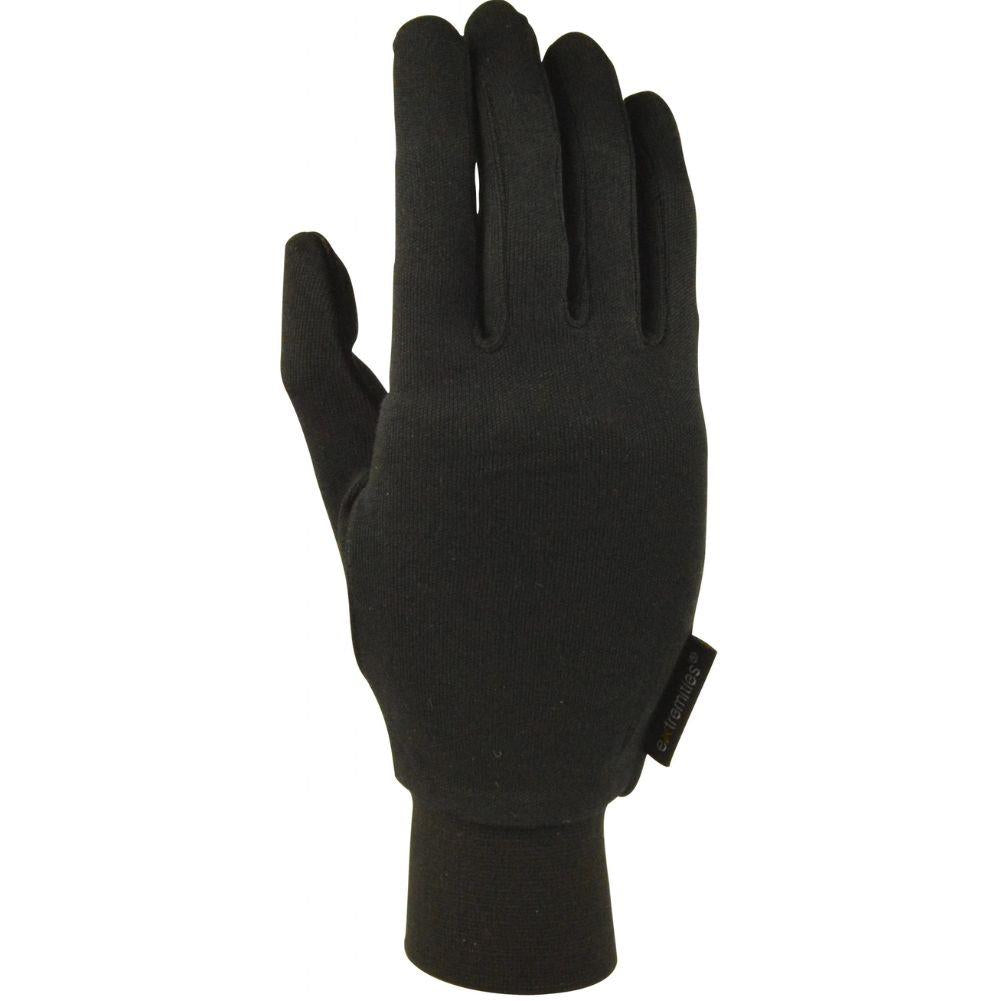 Extremities Silk Liner Glove (Black) single