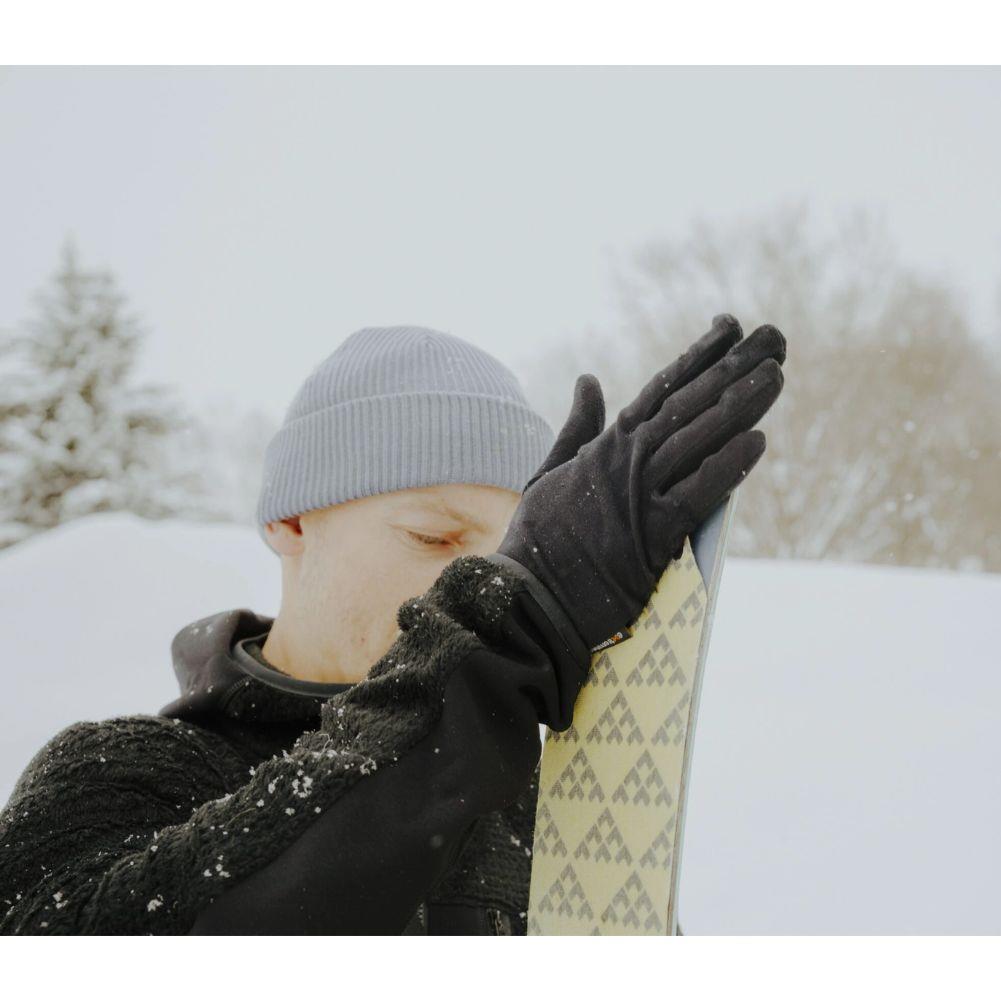 Extremities Silk Liner Glove (Black) snow
