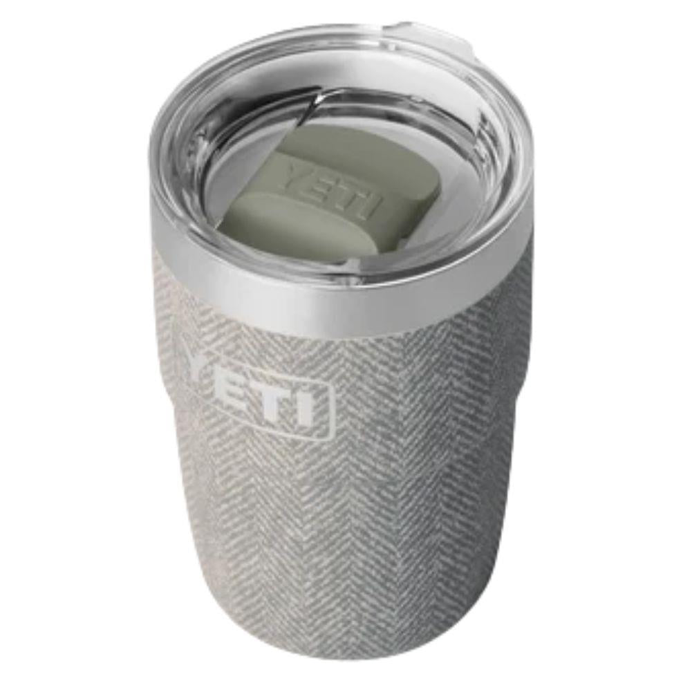 Yeti Rambler 8 oz (236 ml) Stackable Cup With DuraSip Ceramic Lining (Riverhead Green) top