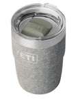 Yeti Rambler 8 oz (236 ml) Stackable Cup With DuraSip Ceramic Lining (Riverhead Green) top
