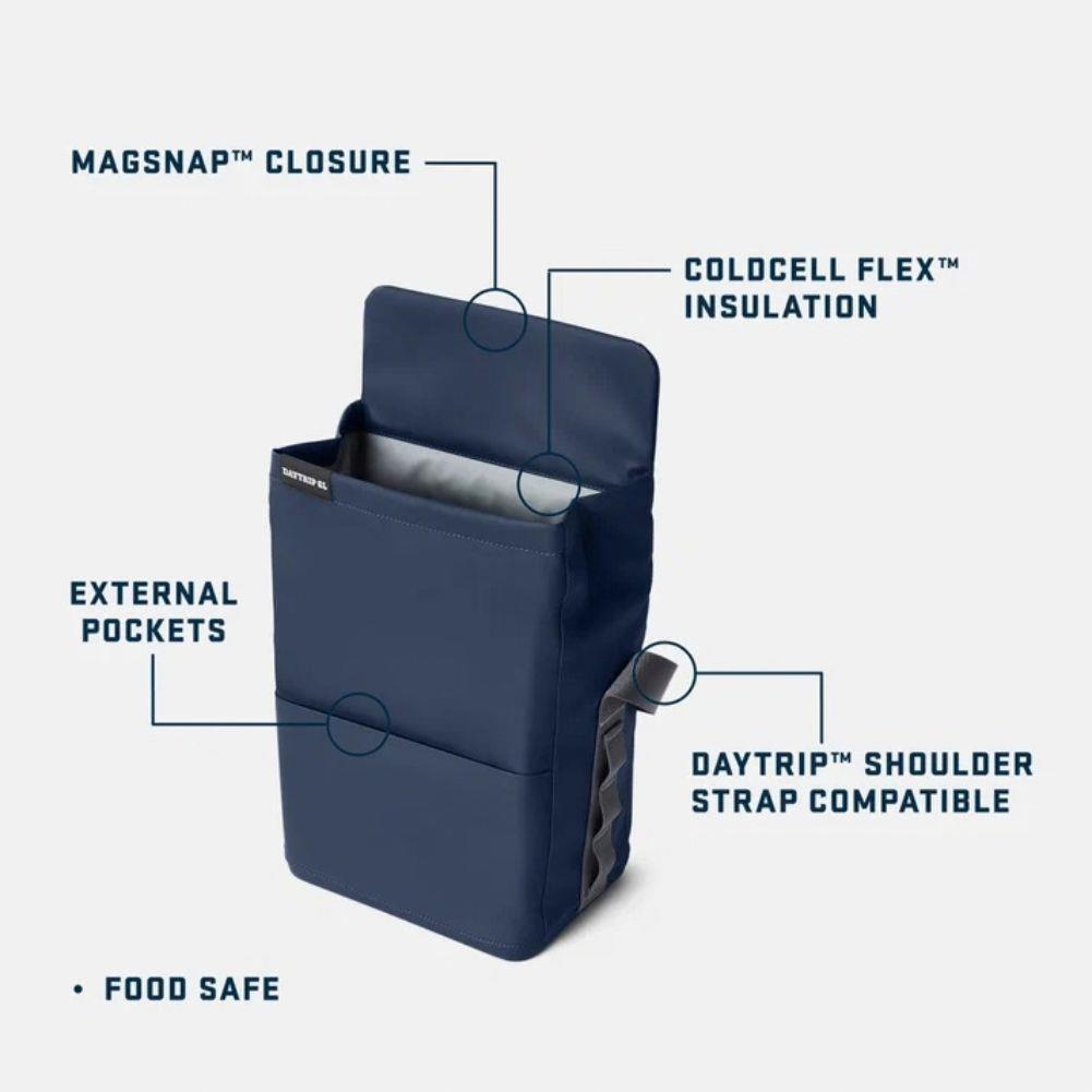Yeti Daytrip 6 Litre Lunch Bag (Aspen/Pampa/Wild Vine) Features