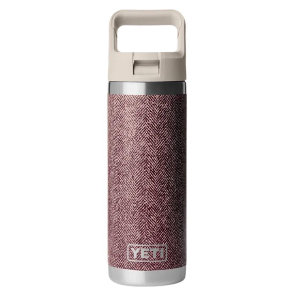 Yeti Rambler 18 oz (532 ml) Bottle With Colour-Matched Straw Cap (Riverhead Red)