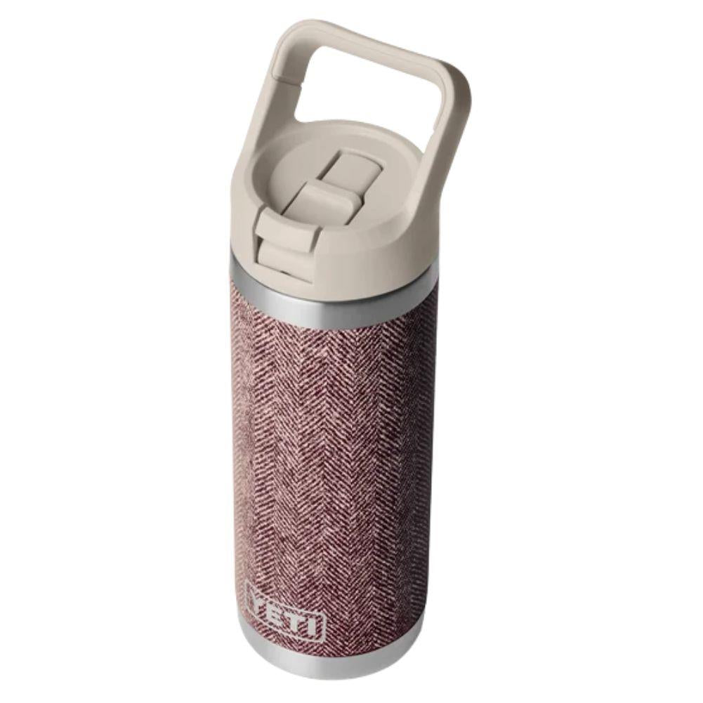 Yeti Rambler 18 oz (532 ml) Bottle With Colour-Matched Straw Cap (Riverhead Red)