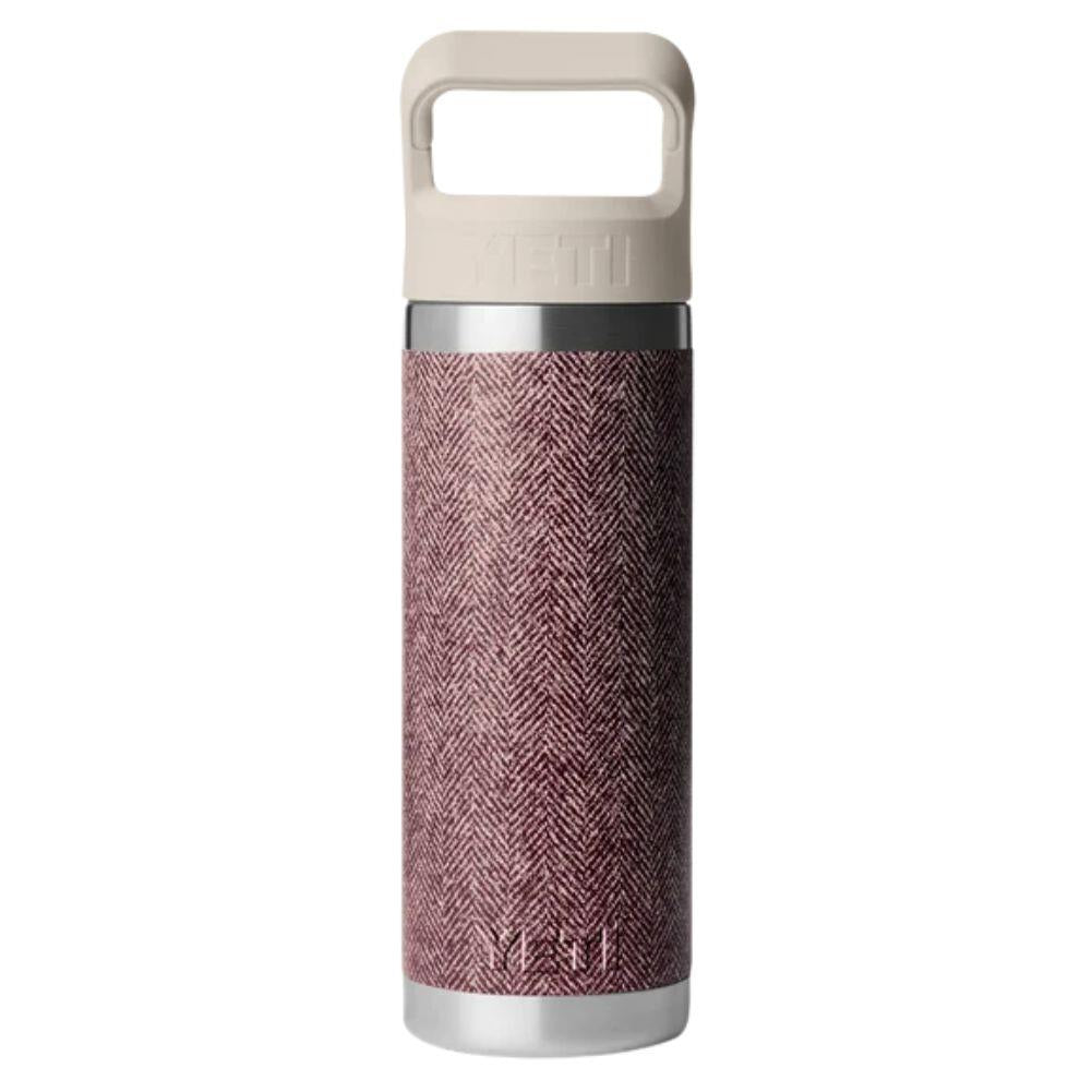 Yeti Rambler 18 oz (532 ml) Bottle With Colour-Matched Straw Cap (Riverhead Red)