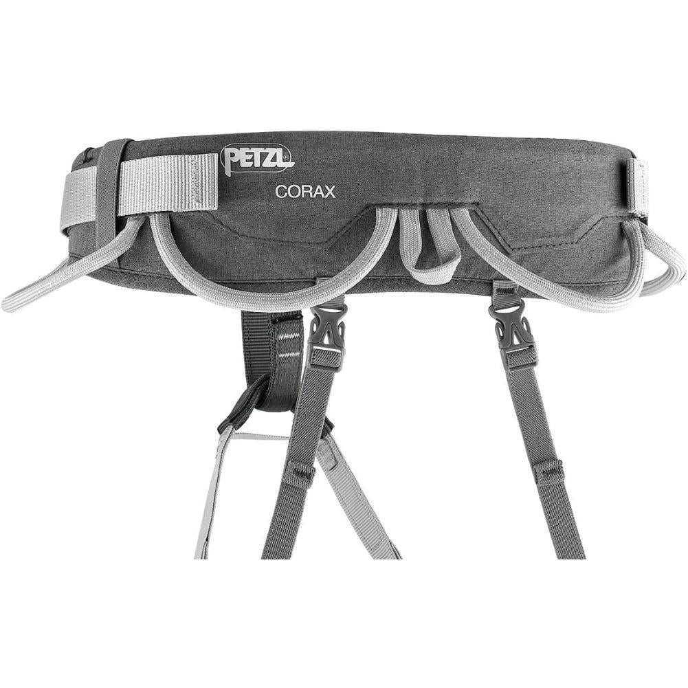 Petzl Corax Climbing Harness S2 (Grey) logo