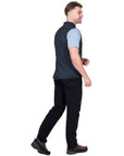 Mountain Equipment Men's Aerotherm Vest (Blue Nights) walk away