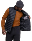 Mountain Equipment Men's Earthrise Down Vest (Black/Black) iner