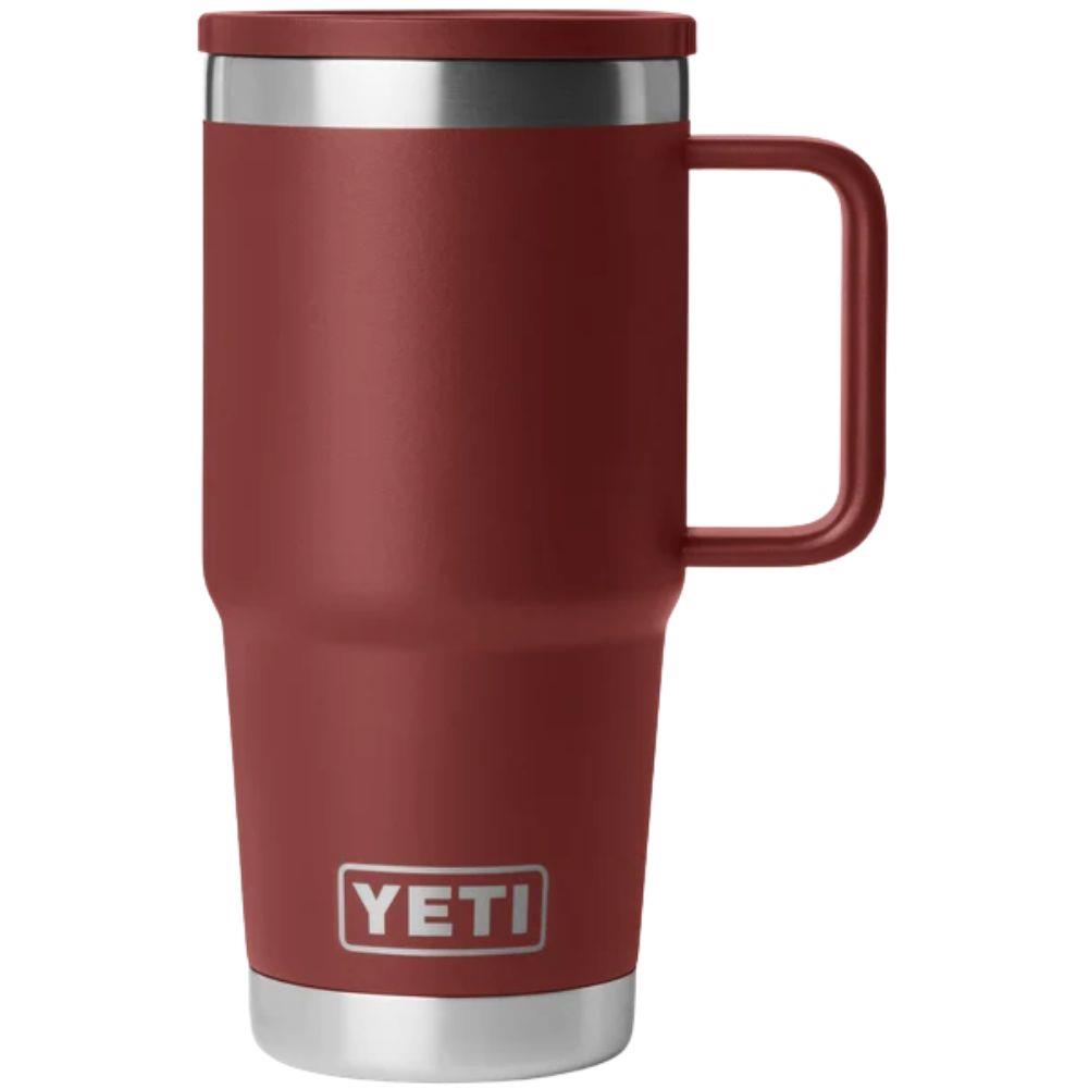 Yeti Rambler 20 oz (591 ml) Travel Mug With Leakproof Stronghold Lid (Stag Red)