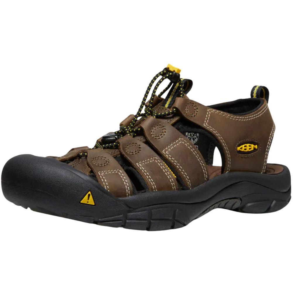 Keen Men's Newport Leather Sandals (Bison) left