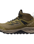 Keen Men's Hightrail Waterproof Hiking Boot (Martini Olive/Dark Olive) left side
