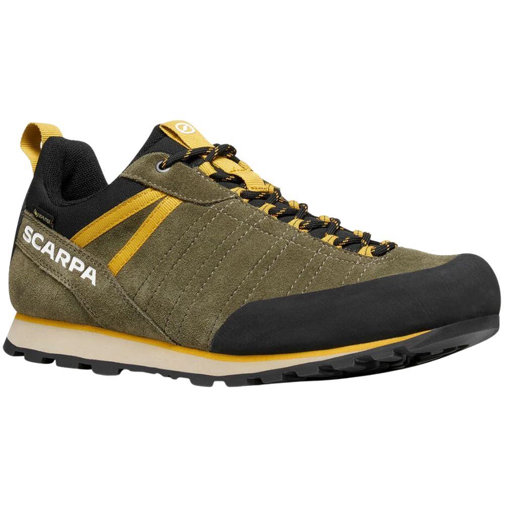 Scarpa Men's Crux 2 GTX Walking Shoe (Kalamata/Lemon Curry) angle