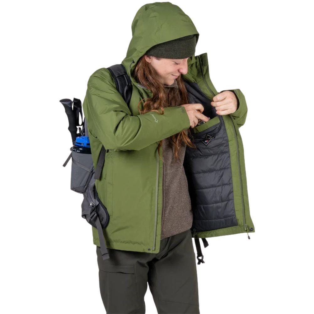 Sprayway Men's Vihar Insulated Gore-Tex Jacket (Cypress) inner pocket