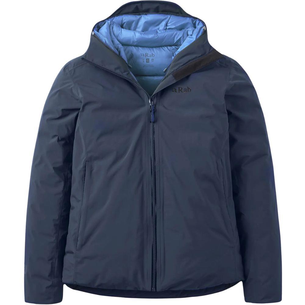 Rab Women's Valiance Waterproof Down Jacket (Galaxy Blue)