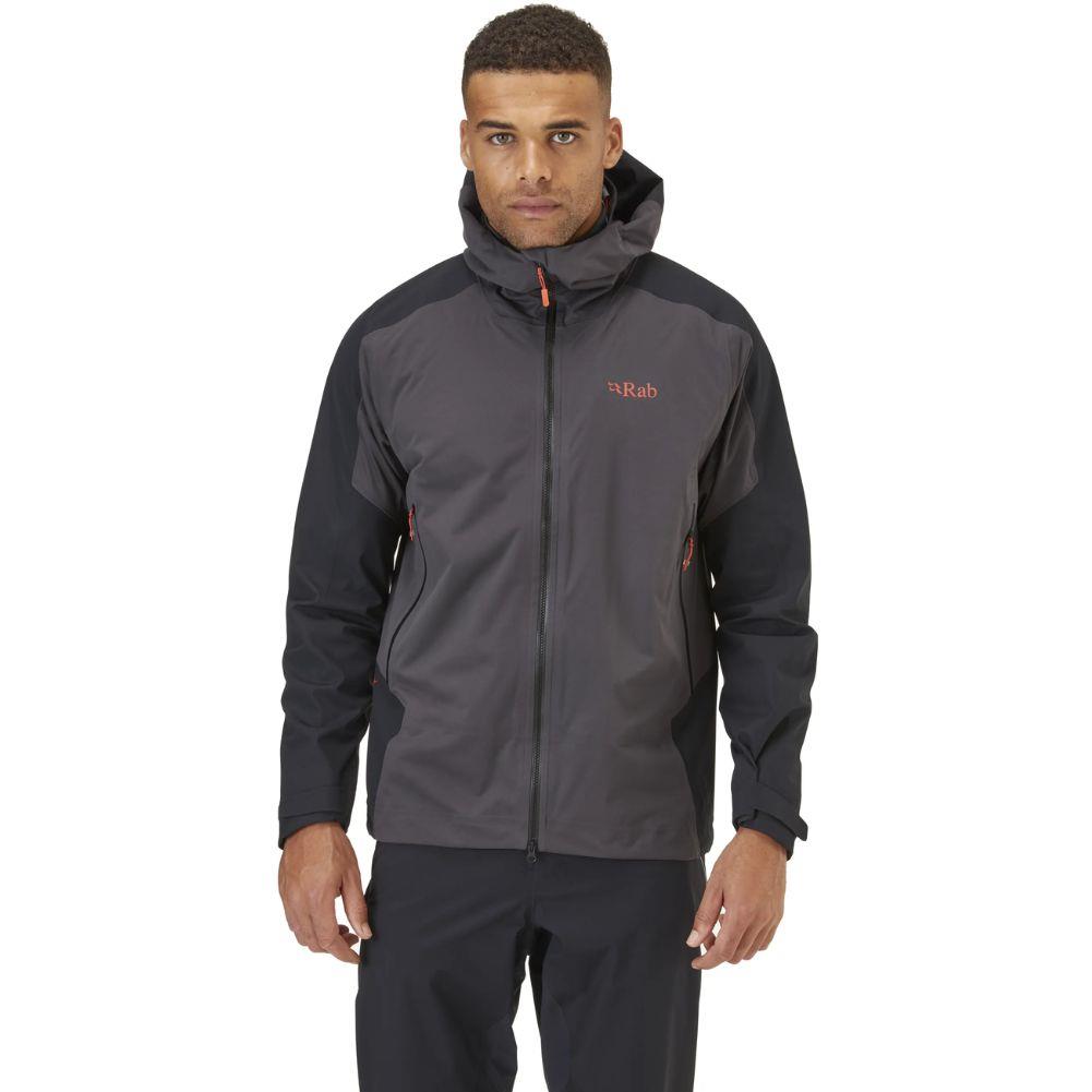 Rab Men's Kinetic Alpine 2.0 Waterproof Jacket (Anthracite) front