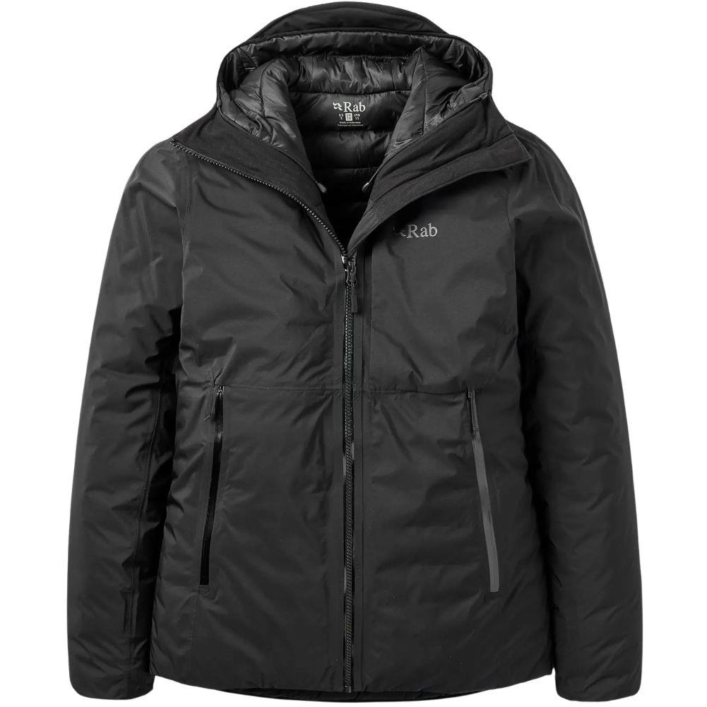 Rab Women's Microlight Shield Waterproof Down Jacket (Black)