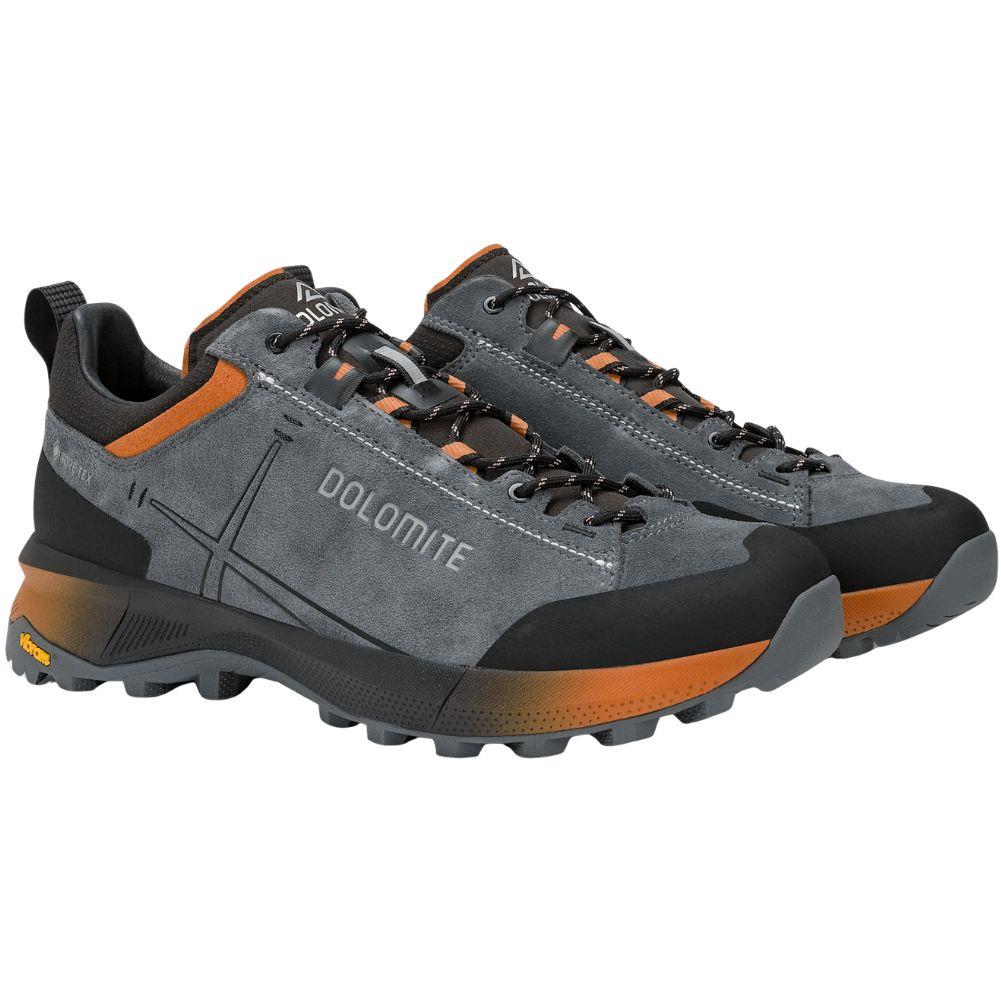 Dolomite Men's Vernale Hike Low GTX Walking Shoe (Gunmetal Grey) pair
