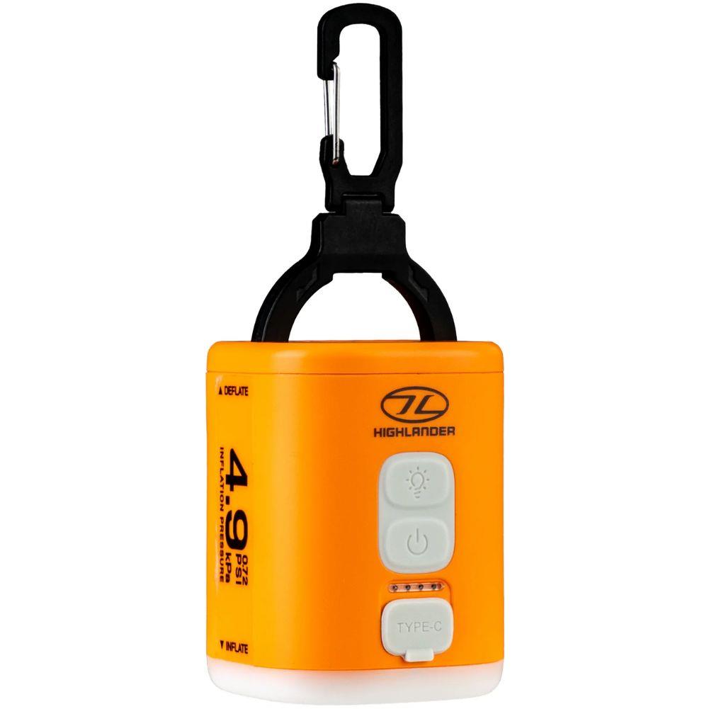 Highlander Wee Banshee V2 Micro Lightweight Air Pump &amp; Camping Light hook