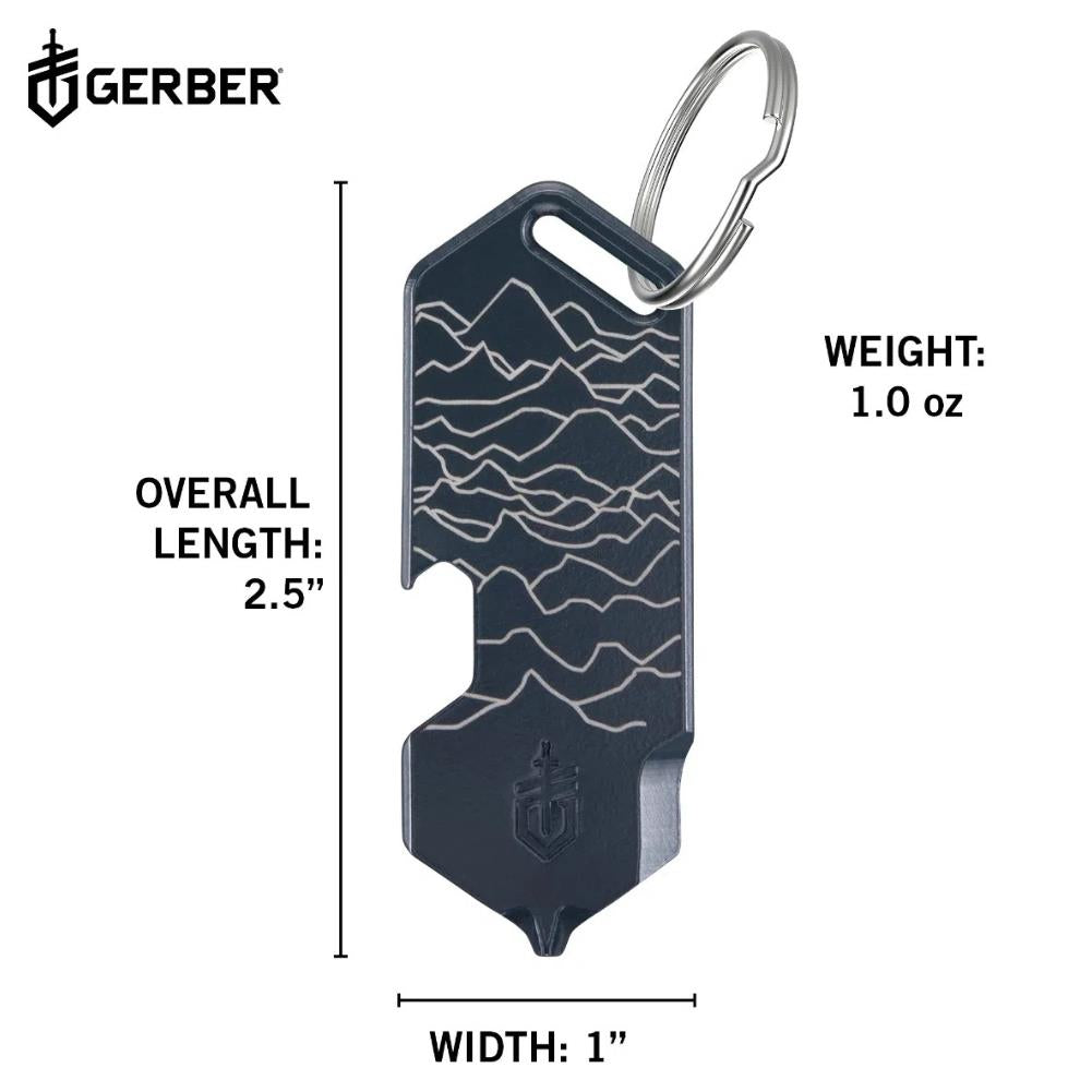 Gerber Shard DT Keychain (Urban Blue Hills) Sizes