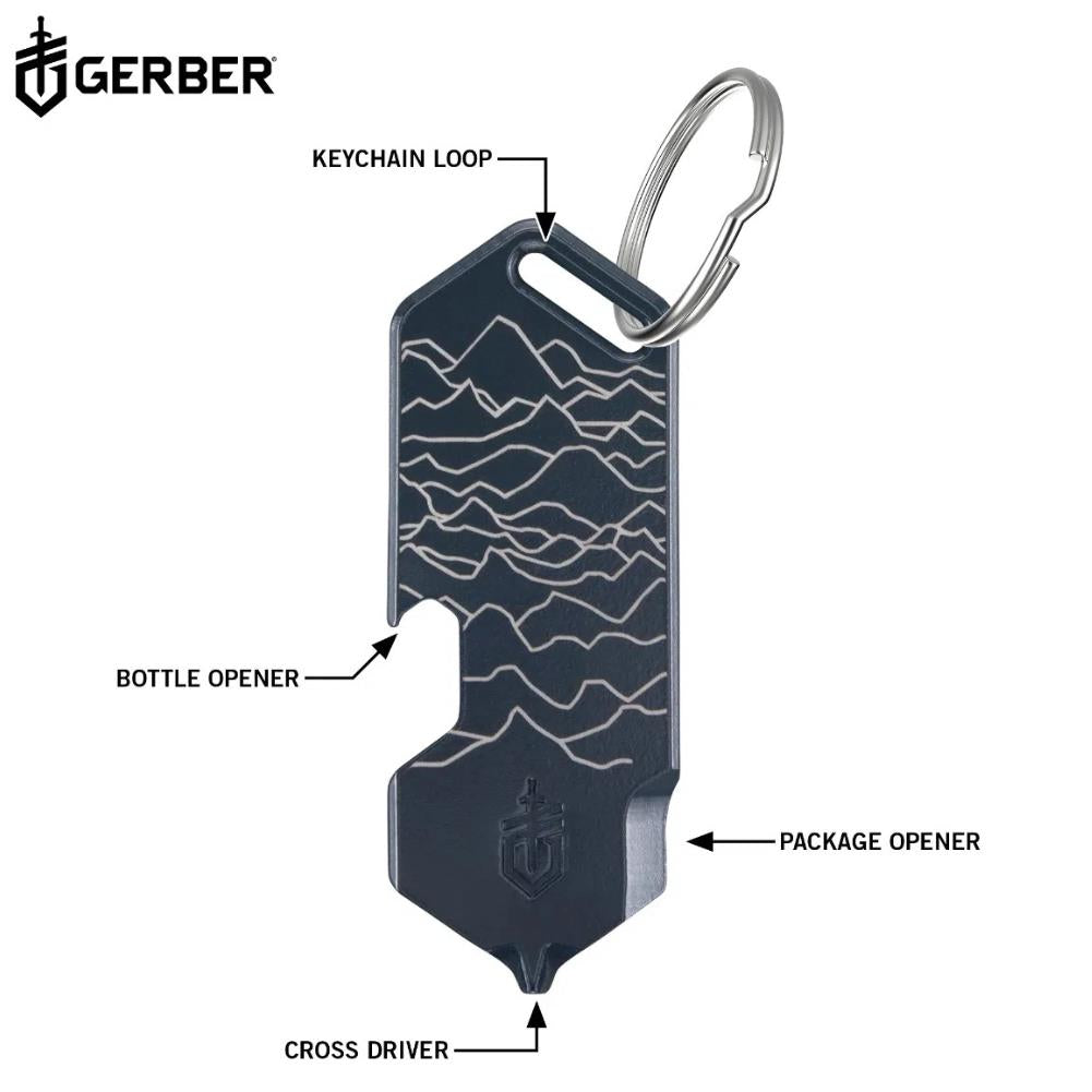 Gerber Shard DT Keychain (Urban Blue Hills) Features