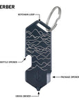 Gerber Shard DT Keychain (Urban Blue Hills) Features