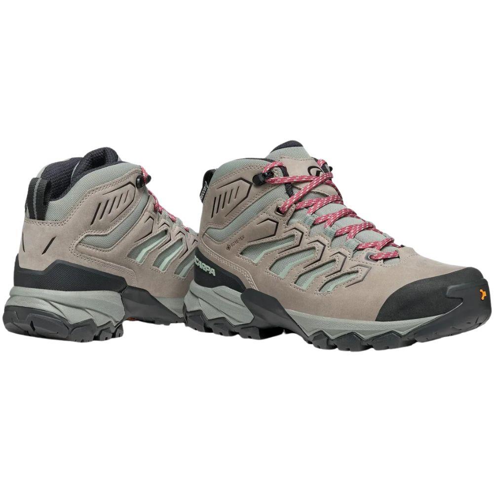 Scarpa Women's Moraine Mid Gtx Hiking Boots (Mineral) pair