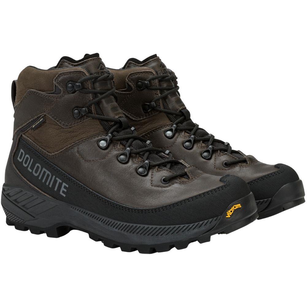 Dolomite Men's Vernale Leather Trek GORE-TEX Boot (Dark Brown) pair