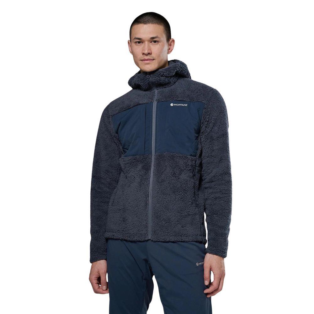Montane Men's Caldus XT 2.0 Hooded Fleece Jacket (Dark Sky) Full