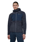 Montane Men's Caldus XT 2.0 Hooded Fleece Jacket (Dark Sky) Full