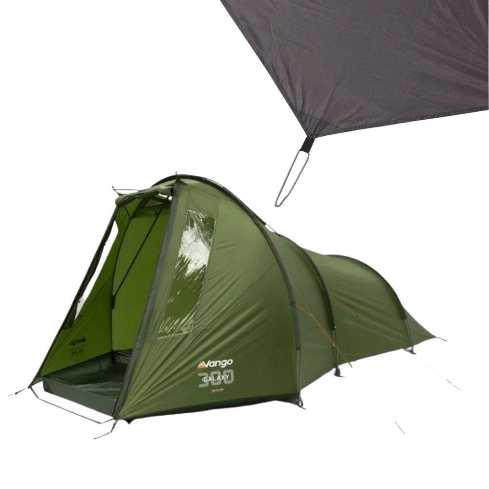 Vango Galaxy 300 Eco Tent + Vango Galaxy 300 Groundsheet Protector - GP517