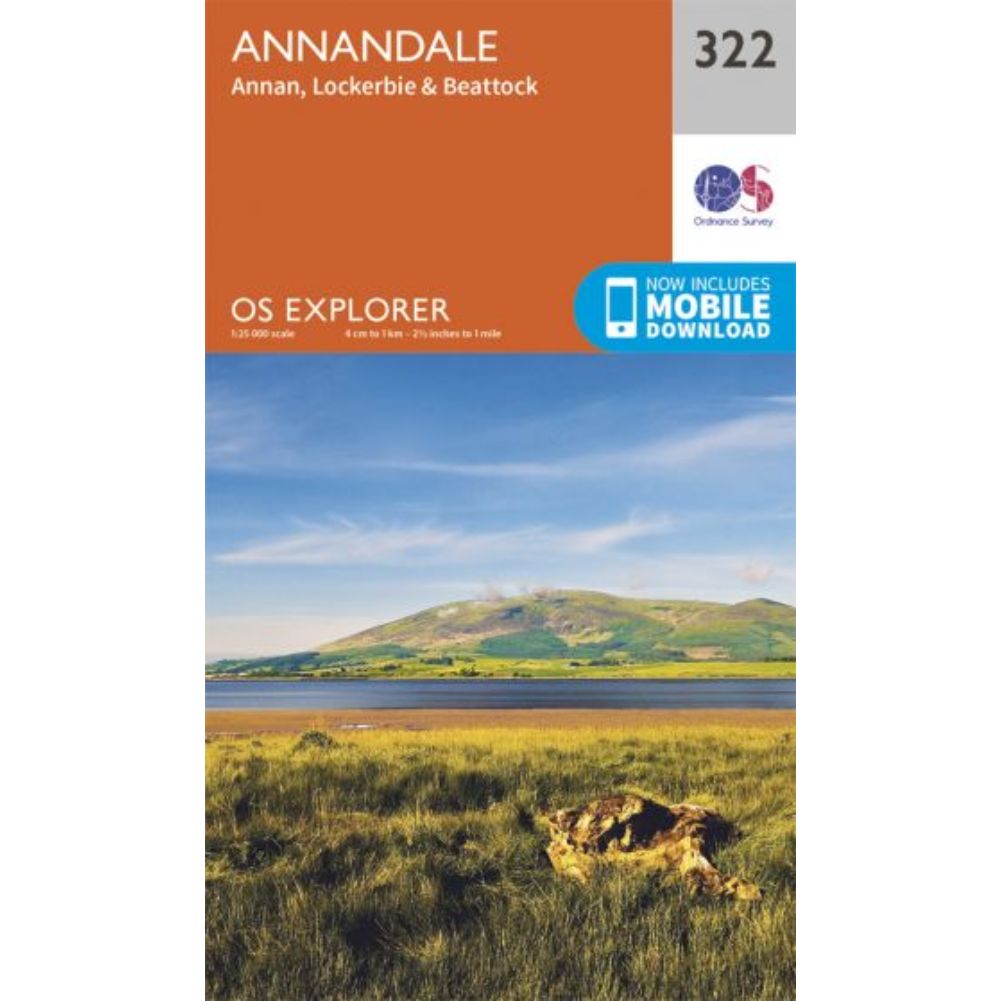 Ordnance Survey Explorer Map 322 Annandale