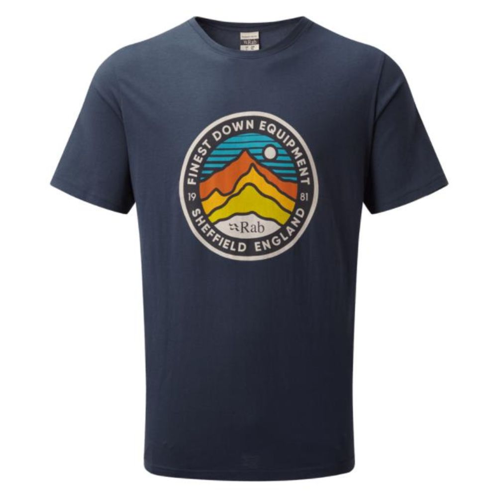 Rab Men’s Stance 3 Peaks Tee (Deep Ink)
